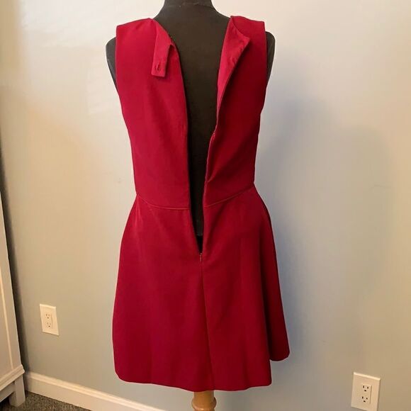 Gap Raspberry Fit & Flare Dress - Picture 6 of 8